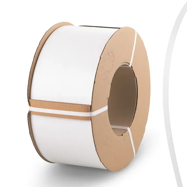 TEUFELBERGER TEWE SoPRIM white polypropylene strapping coil